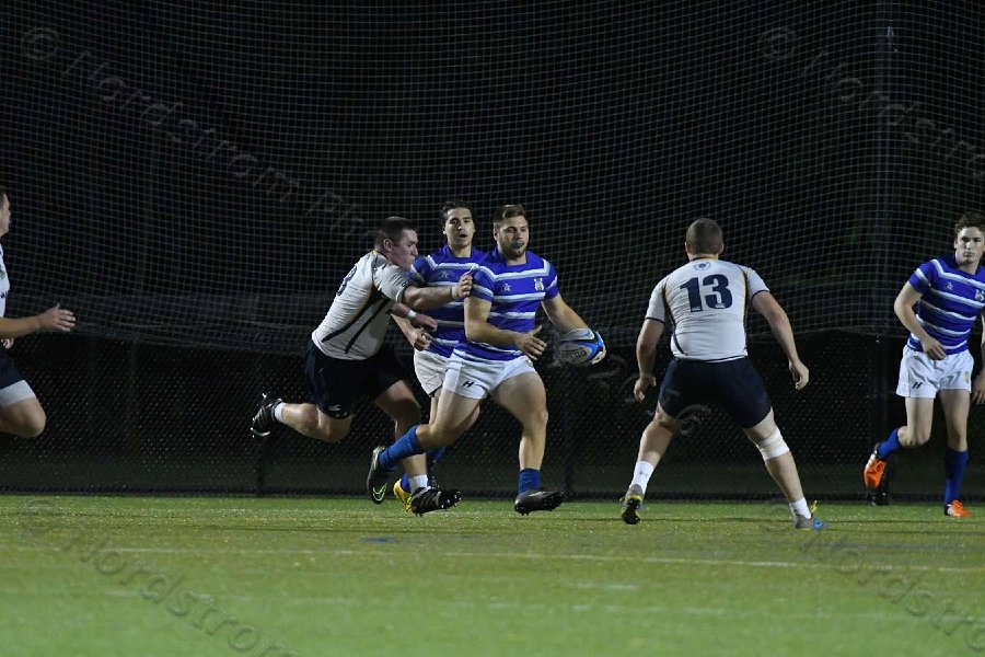 Wheaton Men\'s Rugby vs Mass Maritime.  Photo by Keith Nordstrom